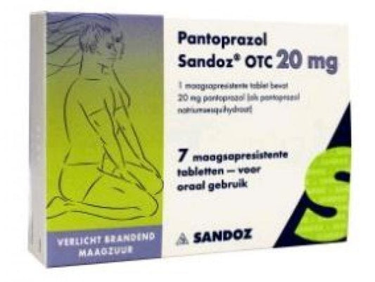 Pantoprazole Sandoz 7 Tablets 20 mg