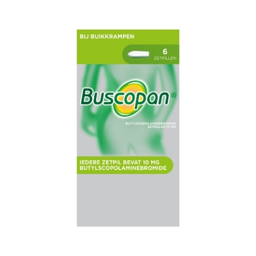 Buscopan 10mg Suppositories Adults 6 pieces