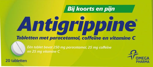 Antigrippine 250 mg 20 Tablets